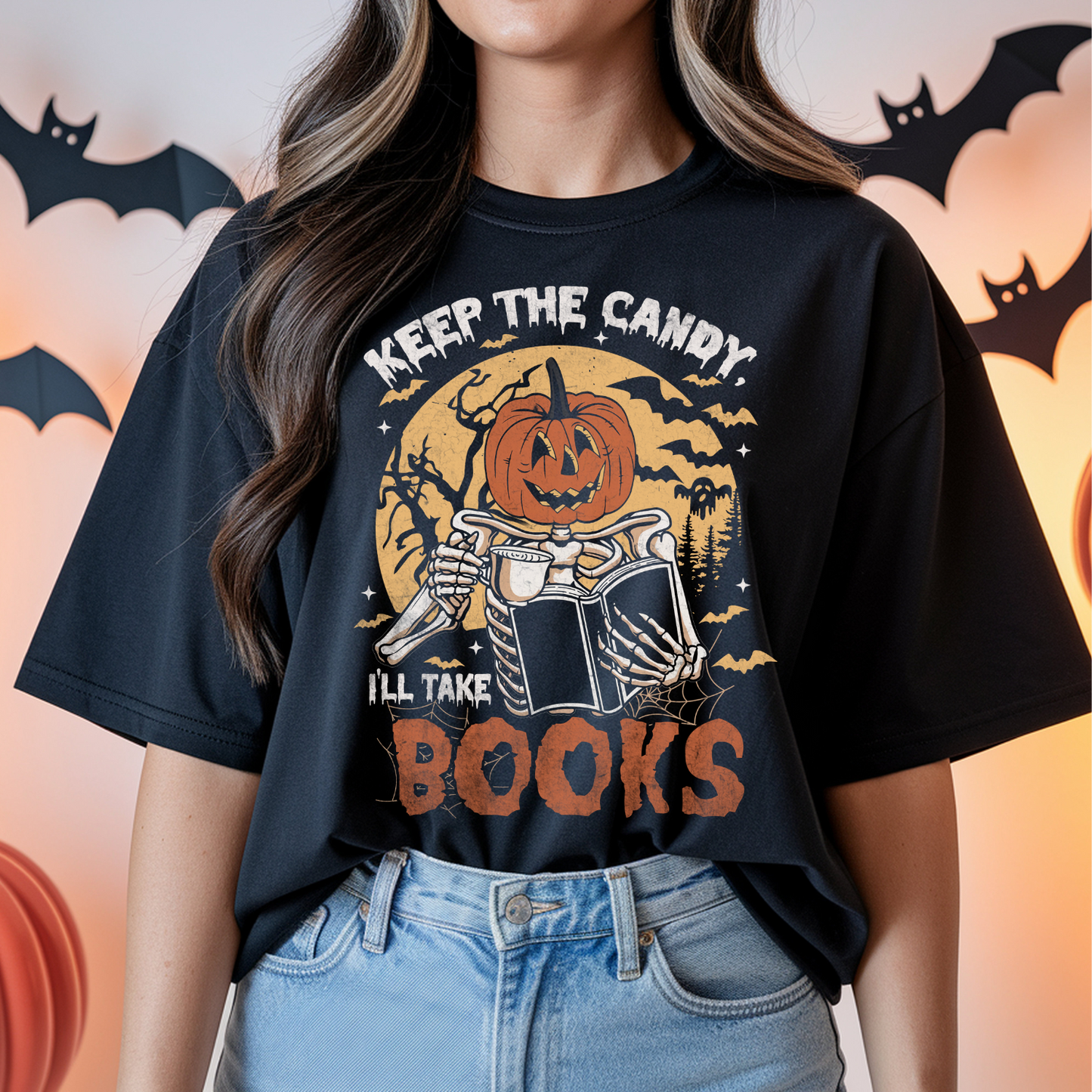 Keep the Candy I'll Take the Books (Black)