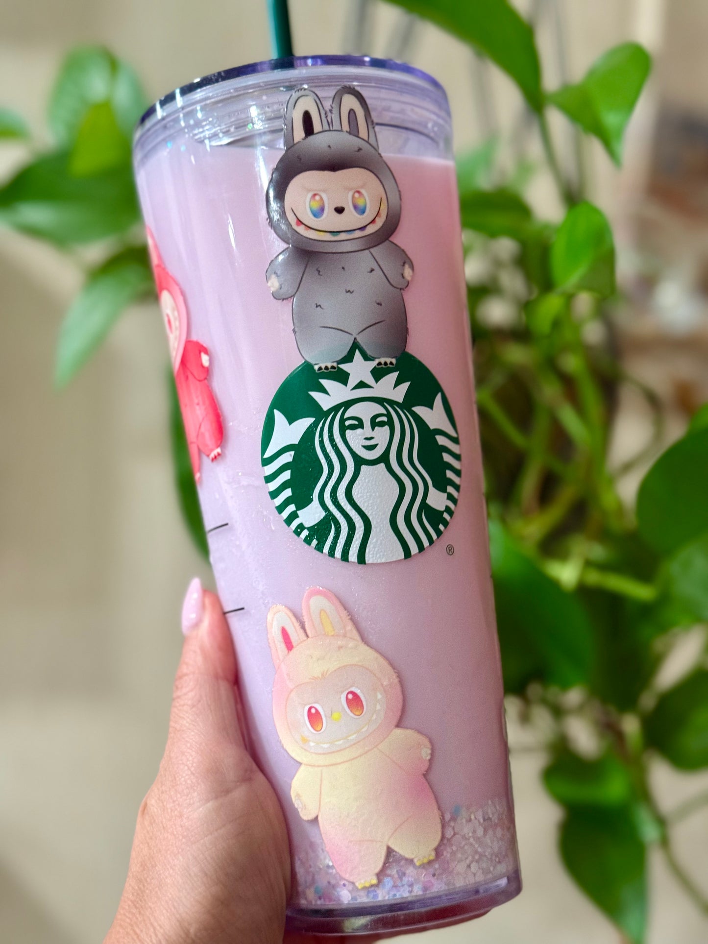Labubu Monster Big Energy ~ Handmade Custom Venti Tumbler