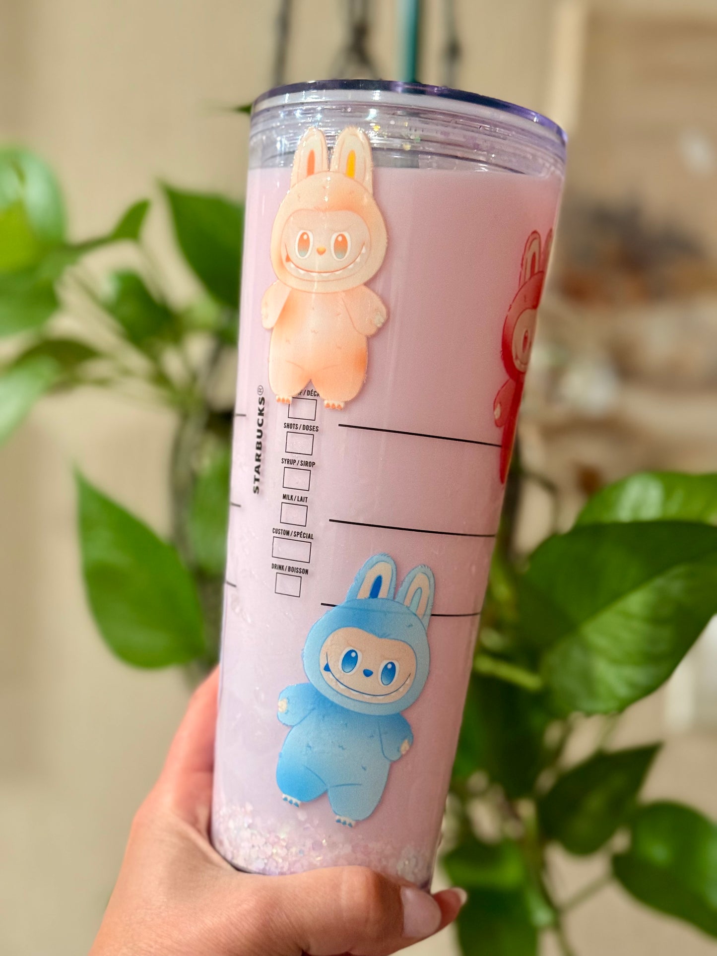 Labubu Monster Big Energy ~ Handmade Custom Venti Tumbler