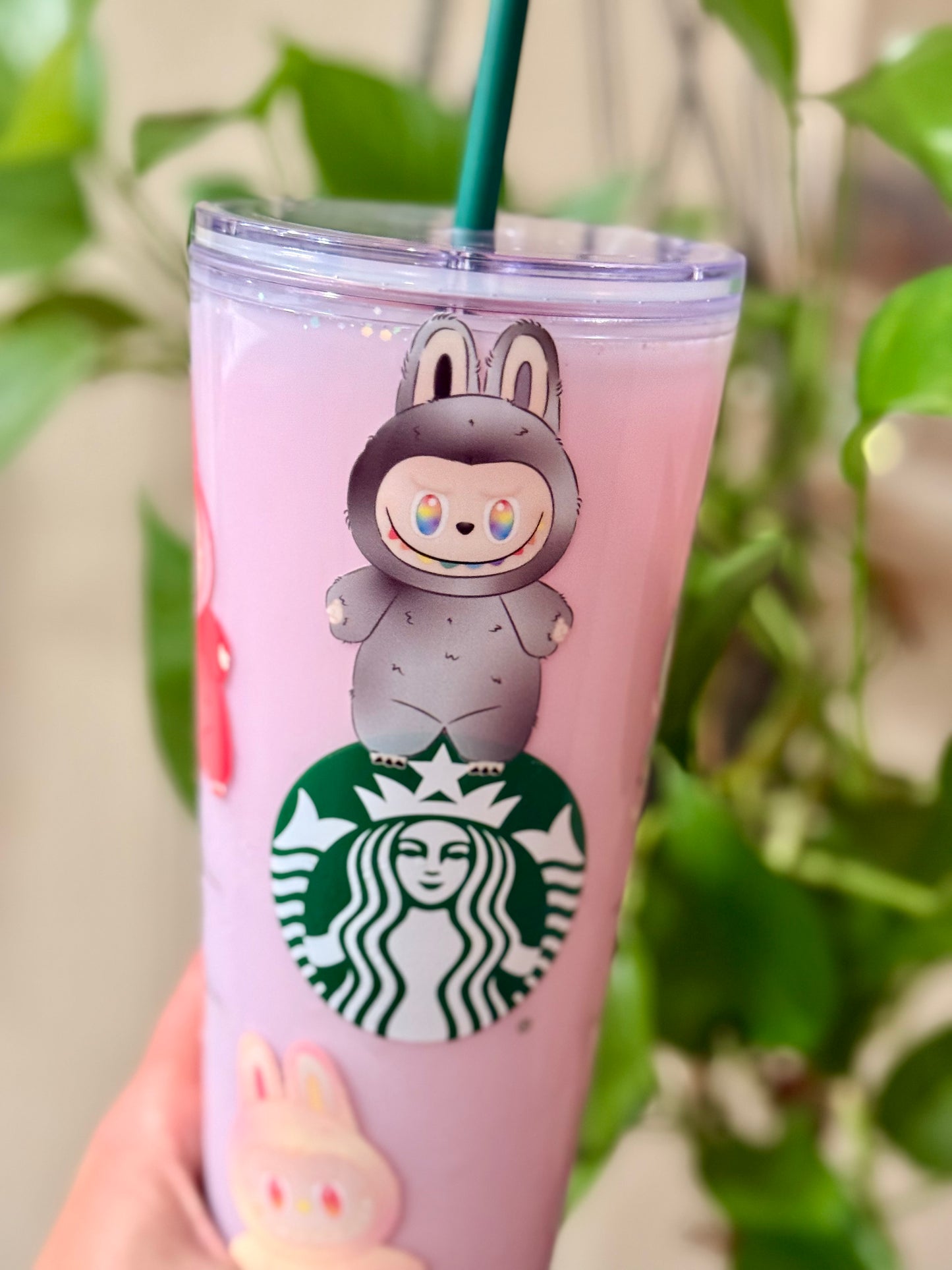 Labubu Monster Big Energy ~ Handmade Custom Venti Tumbler