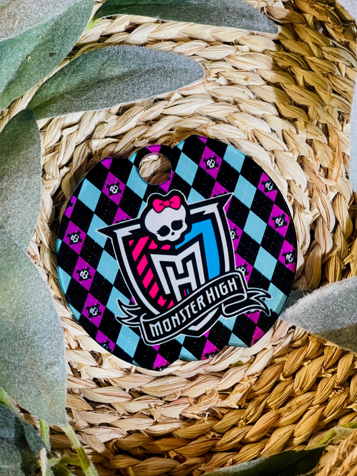 Handmade Stanley Dupe 40 Ounce Tumbler Topper ~ Monster High