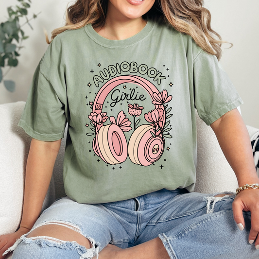 Audiobook Girlie T-Shirt (Bay/Sage)