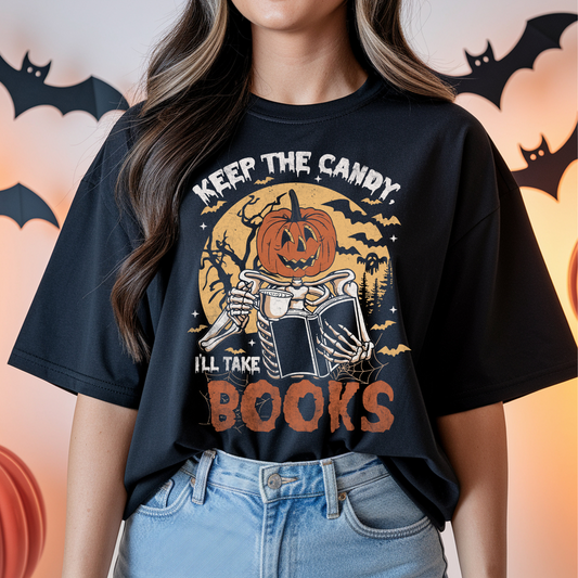 Keep the Candy I'll Take the Books (Black)