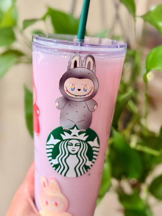 Labubu Monster Big Energy ~ Handmade Custom Venti Tumbler