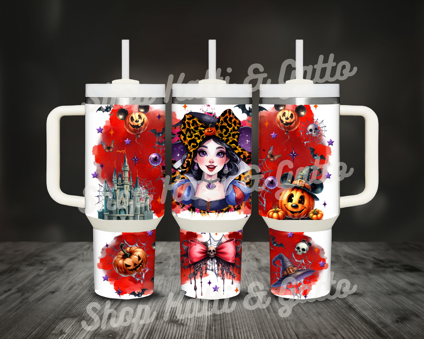 Princess Snow White Halloween 40 Ounce Tumbler